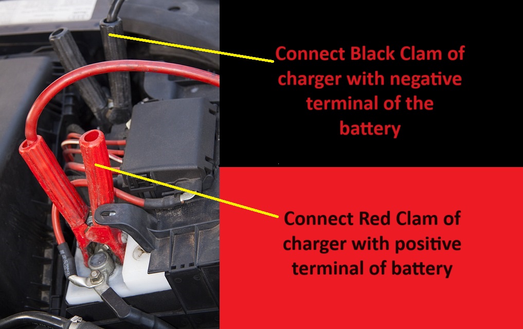image of how to charge a car battery